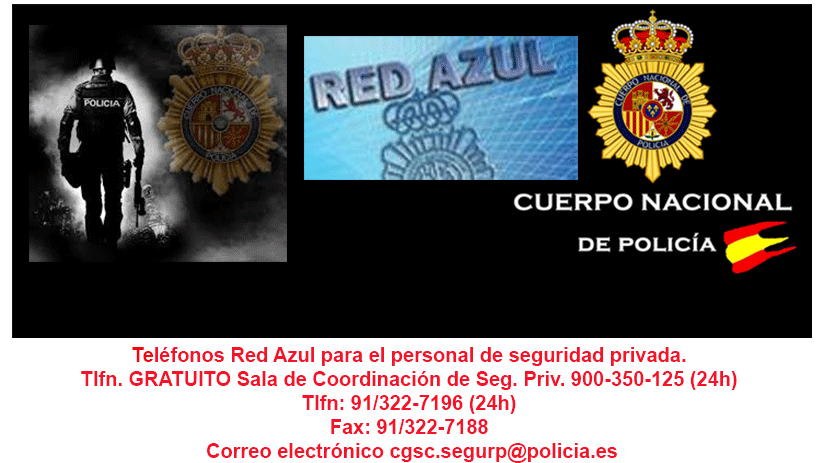 Red Azul informa: alegaciones porcentaje del personal de seguridad privada adscritos a los servicios esenciales para la huelga del 24 de