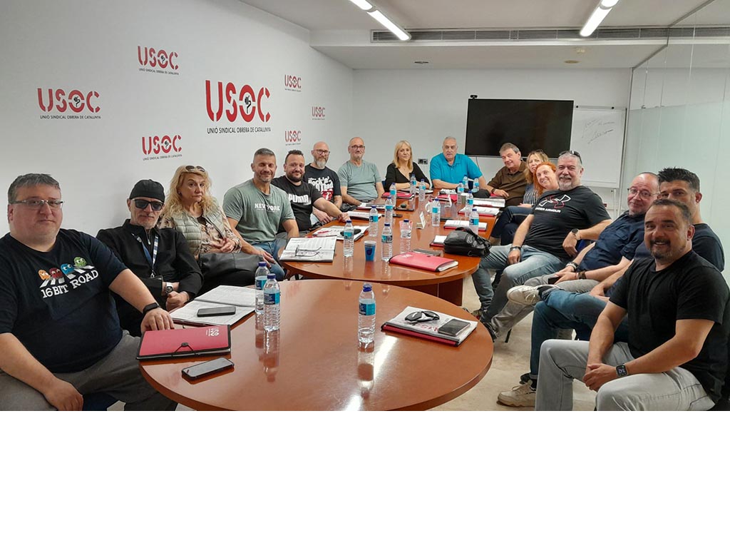 FTSP-USO reunion en Barcelona